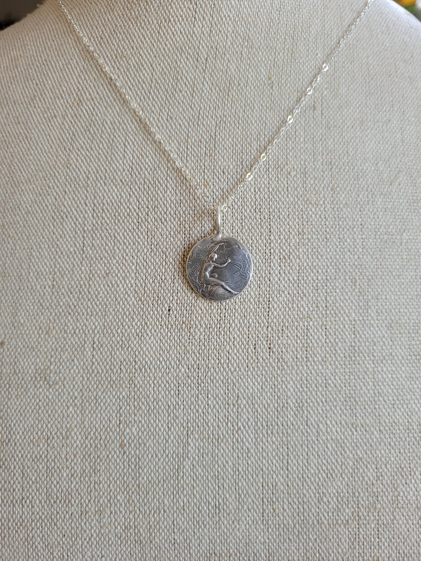 Paris France 1900 World's Fair pendant