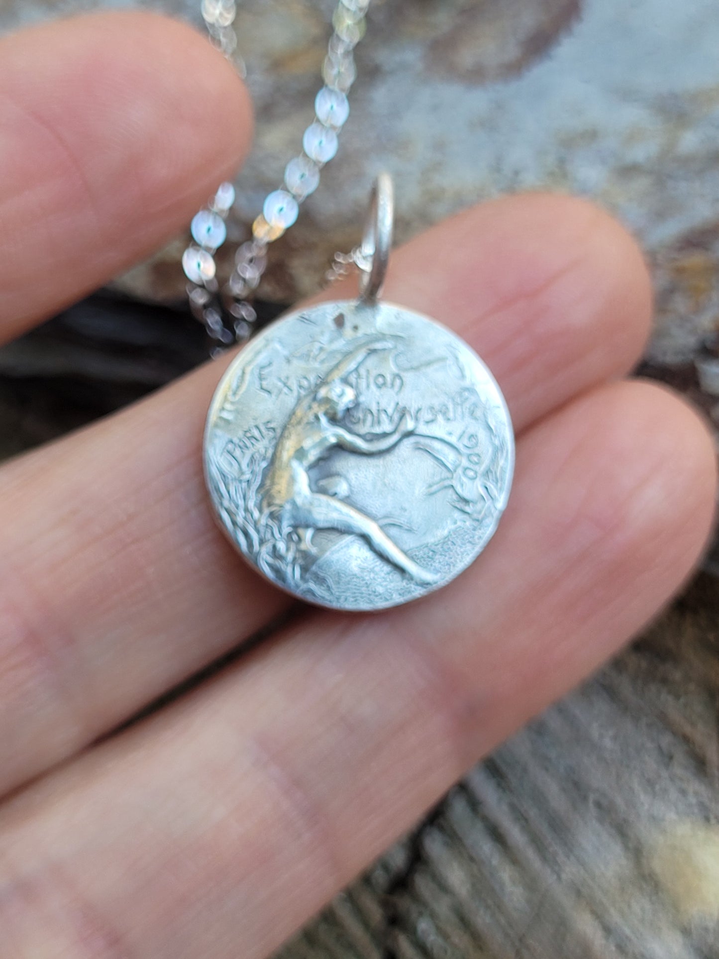 Paris France 1900 World's Fair pendant